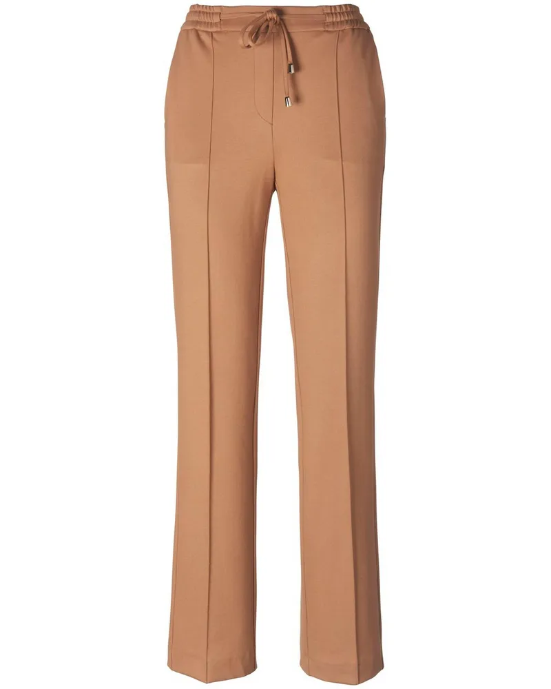 Peter Hahn Jersey-Hose  braun Braun