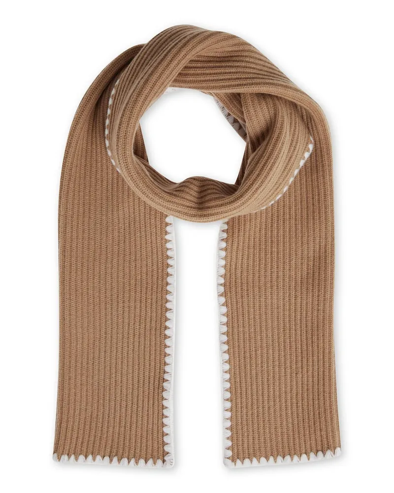 Peter Hahn Schal  Cashmere braun Braun