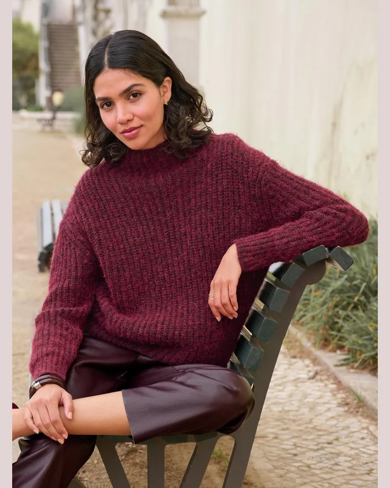DAY.LIKE Pullover  rot Rot