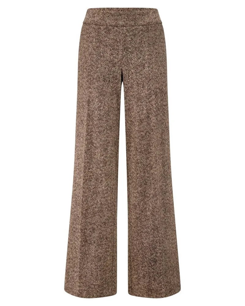 FADENMEISTER BERLIN Wide Fit-Hose  braun Braun