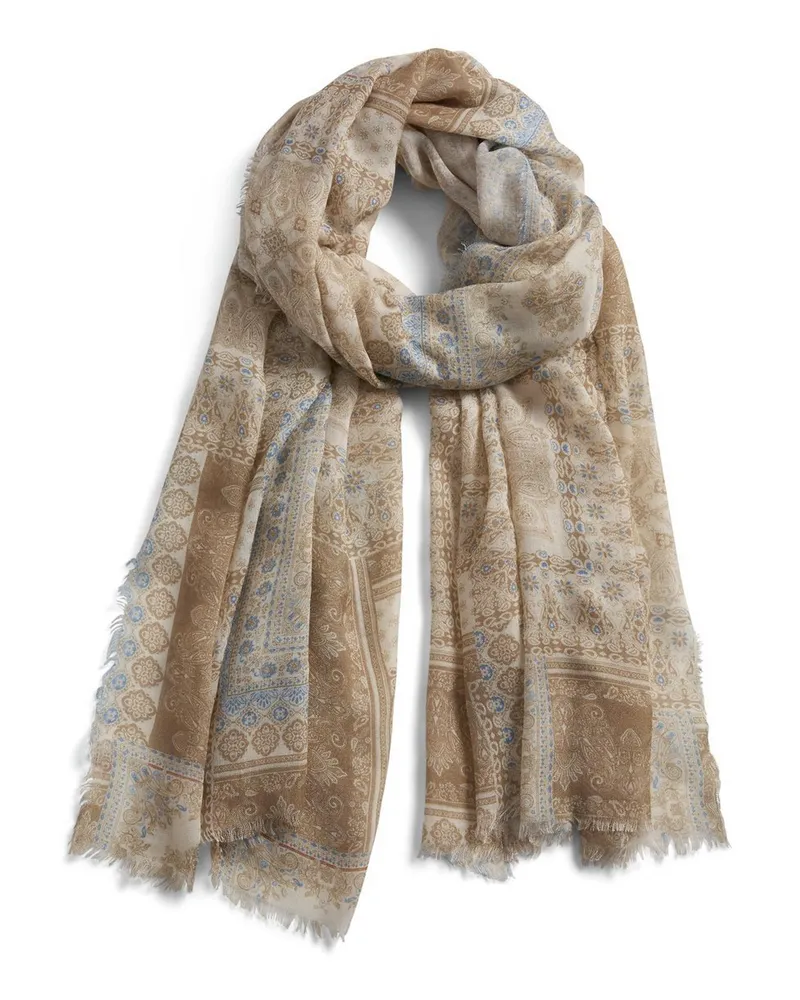 Peter Hahn Schal  beige Beige