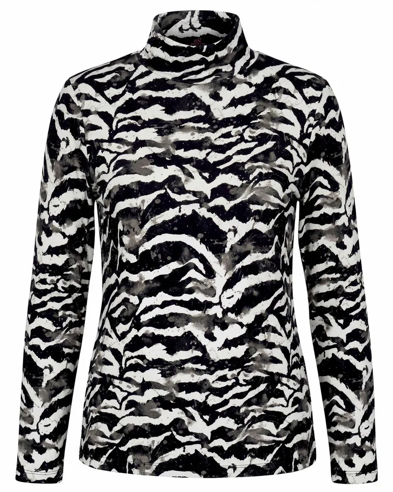 Emilia Lay Rollkragen-Shirt  schwarz Schwarz