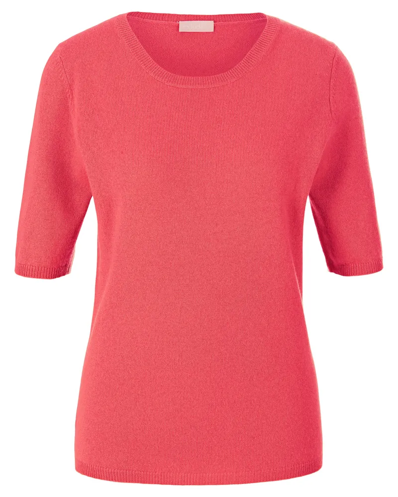 Include Rundhals-Pullover aus Schurwolle und Kaschmir  pink Pink