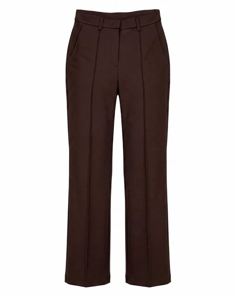 FADENMEISTER BERLIN Wide Fit-Hose  braun Braun