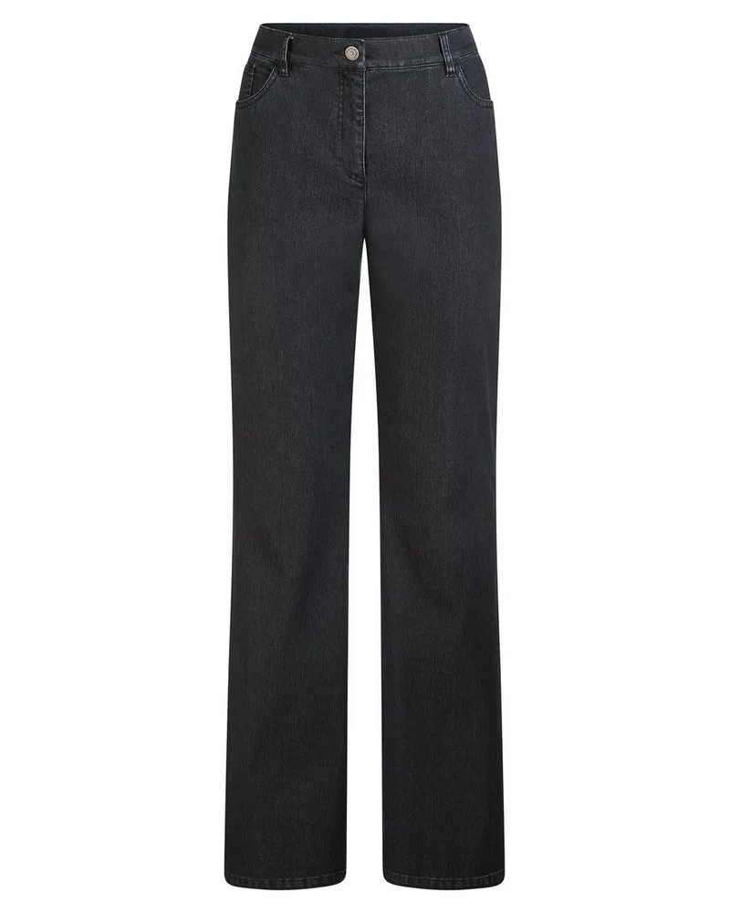 Emilia Lay Bootcut-Jeans  schwarz Schwarz
