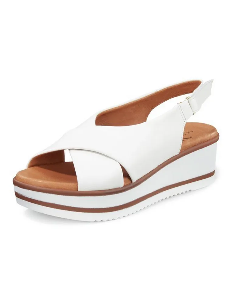 Peter Hahn Sandale  weiss Weiss