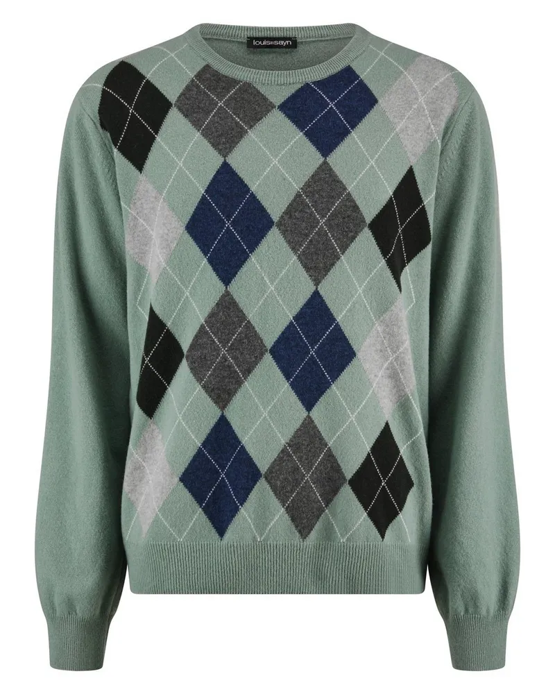 Louis Sayn Rundhals-Pullover  grün Grün