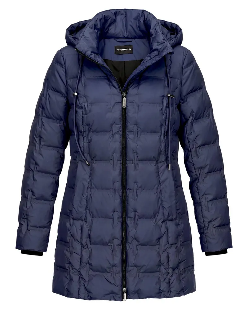 Peter Hahn Long-Steppjacke  blau Blau