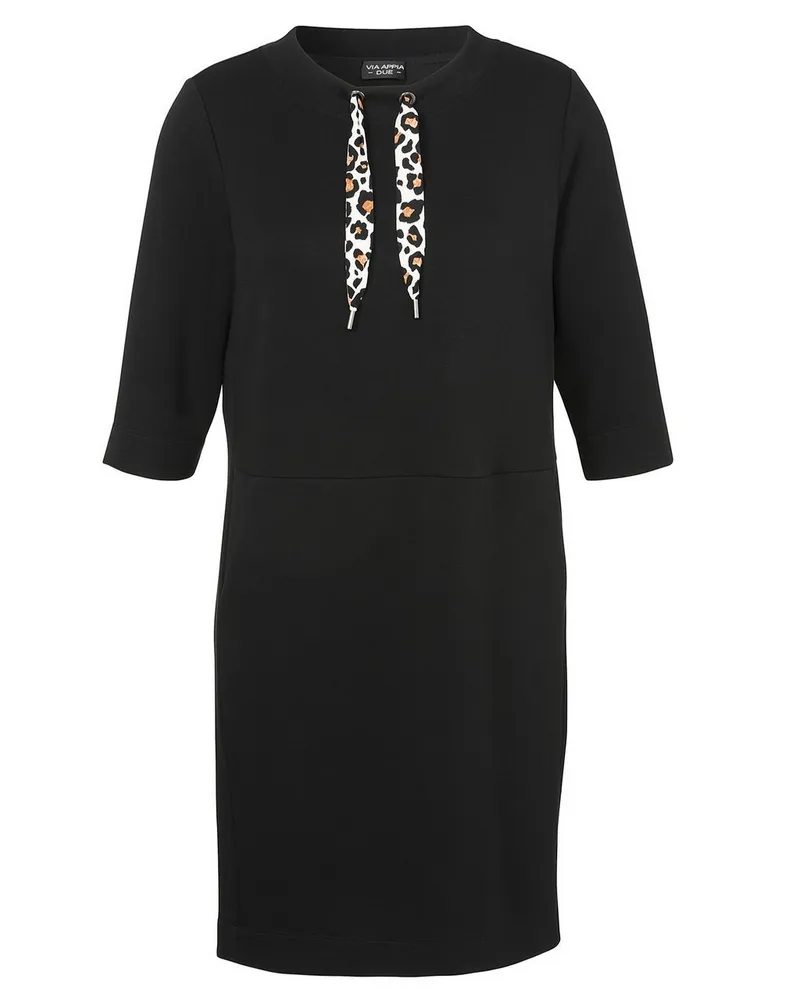 Via Appia Due Sweatkleid 3/4-Arm  schwarz Schwarz
