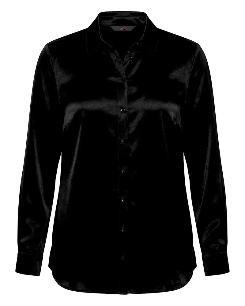 Emilia Lay Bluse  schwarz Schwarz
