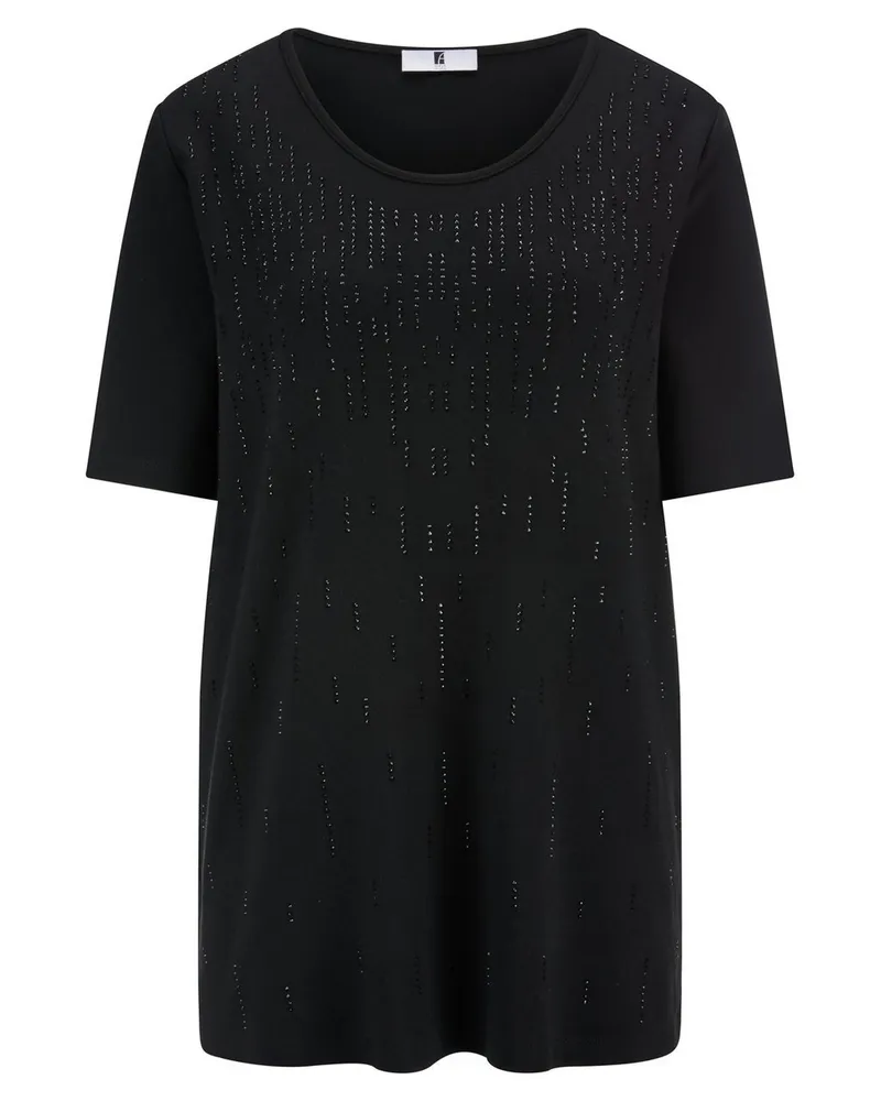 Anna Aura Rundhals-Shirt  schwarz Schwarz