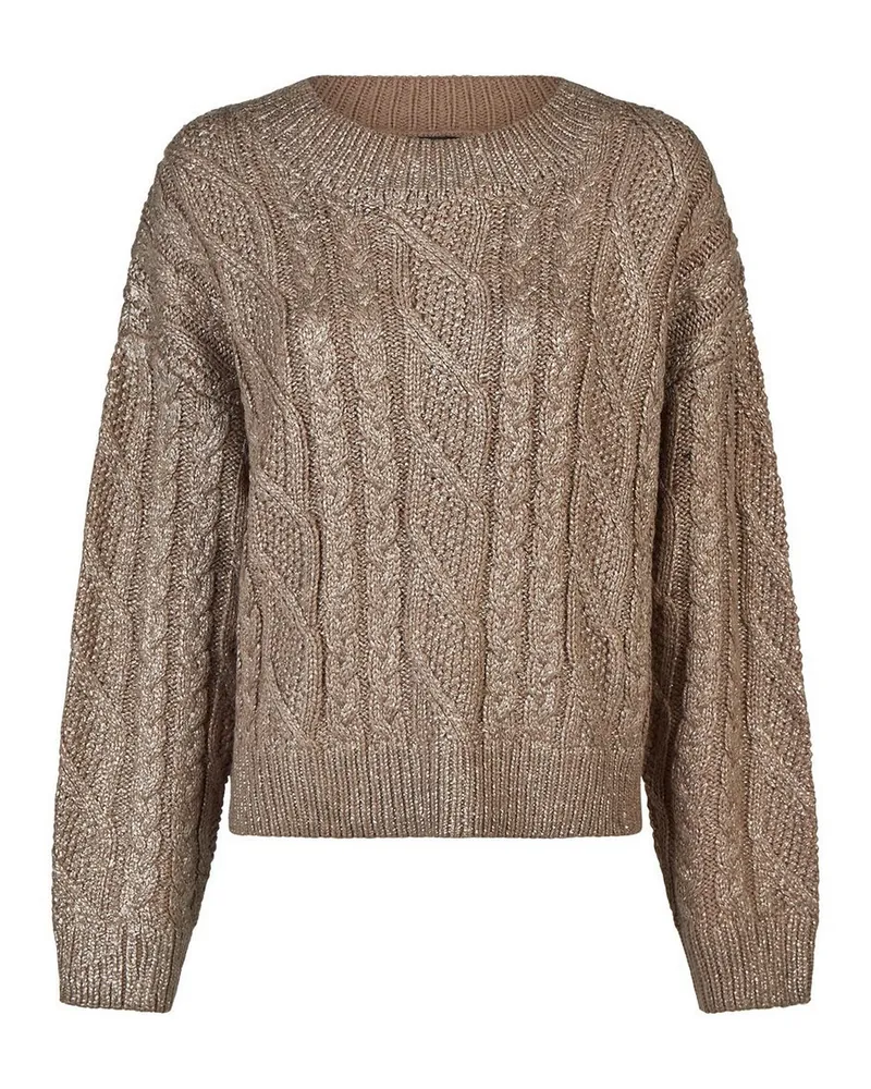 MARC AUREL Rundhals-Pullover  beige Beige