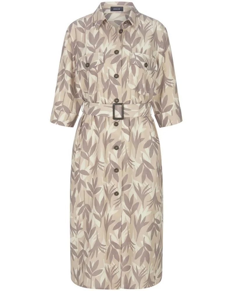 Basler Hemdblusen-Kleid  beige Beige