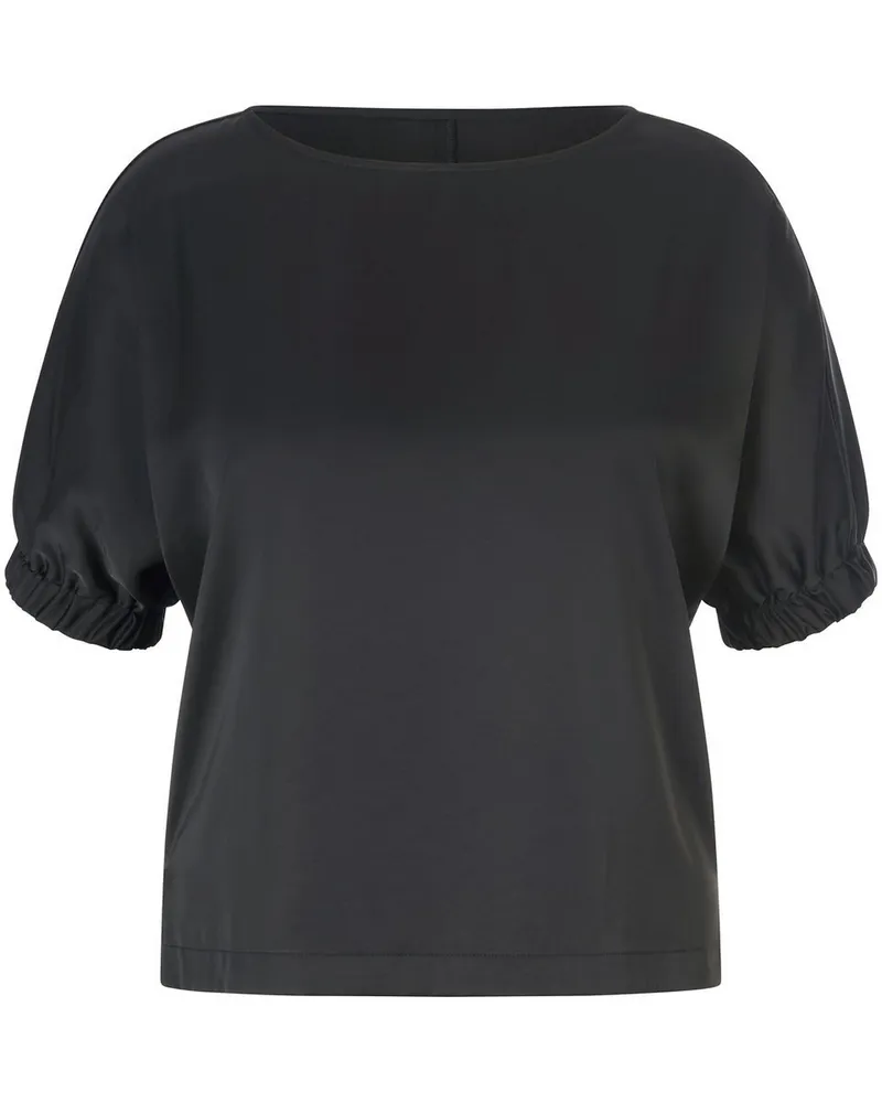 Emilia Lay Bluse zum Schlupfen  schwarz Schwarz