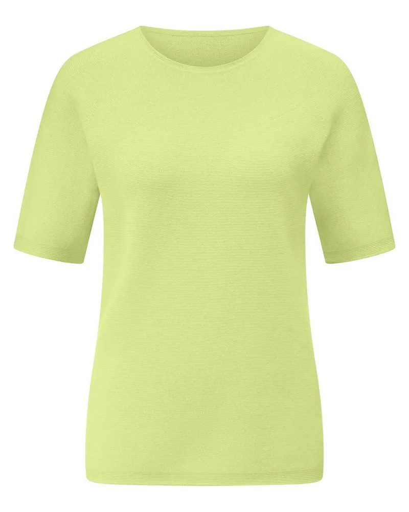 Peter Hahn Rundhals-Pullover  grün Grün