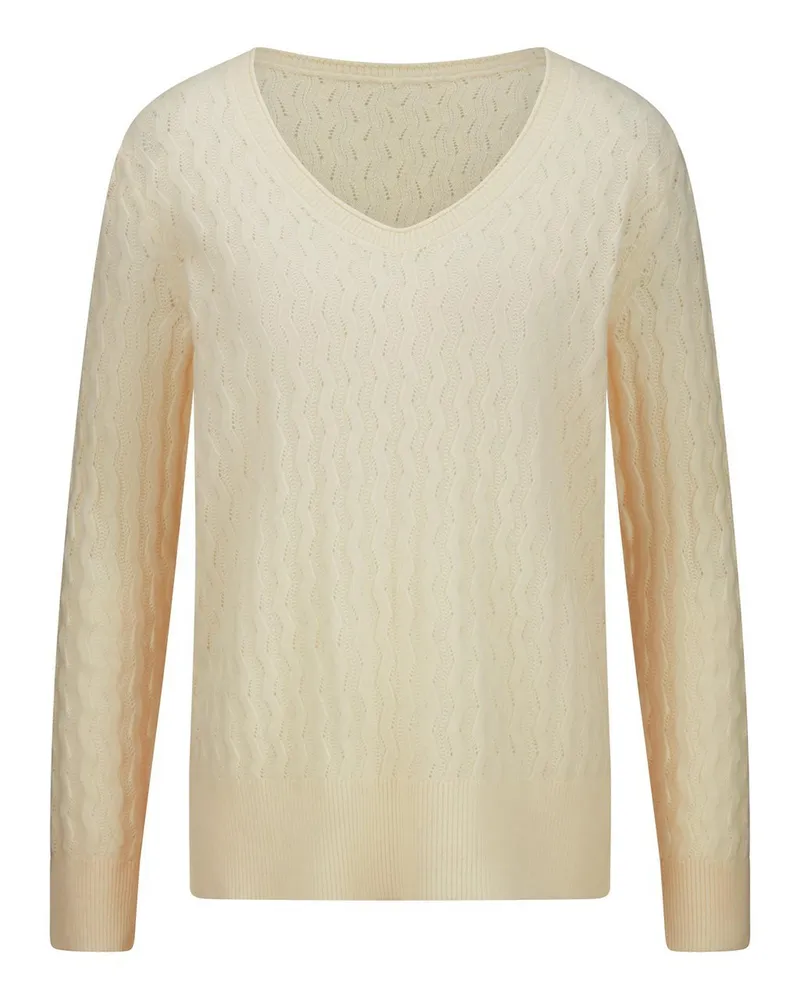 Peter Hahn Pullover  weiss Weiss