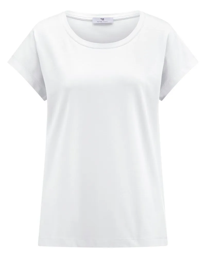 Peter Hahn Rundhals-Shirt  weiss Weiss