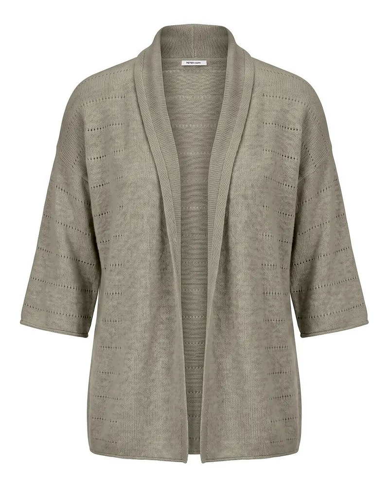 Peter Hahn Strickjacke aus 100% Kaschmir  grün Grün
