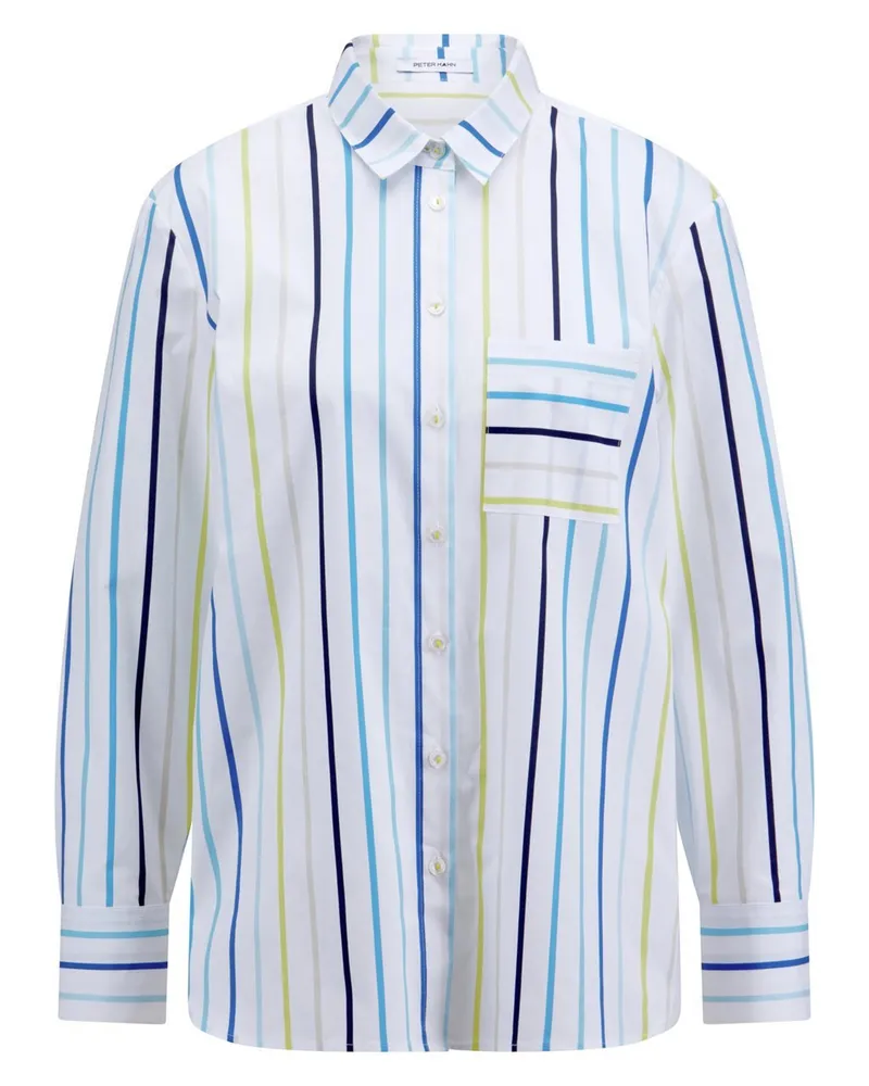 Peter Hahn Long-Bluse  weiss Weiss