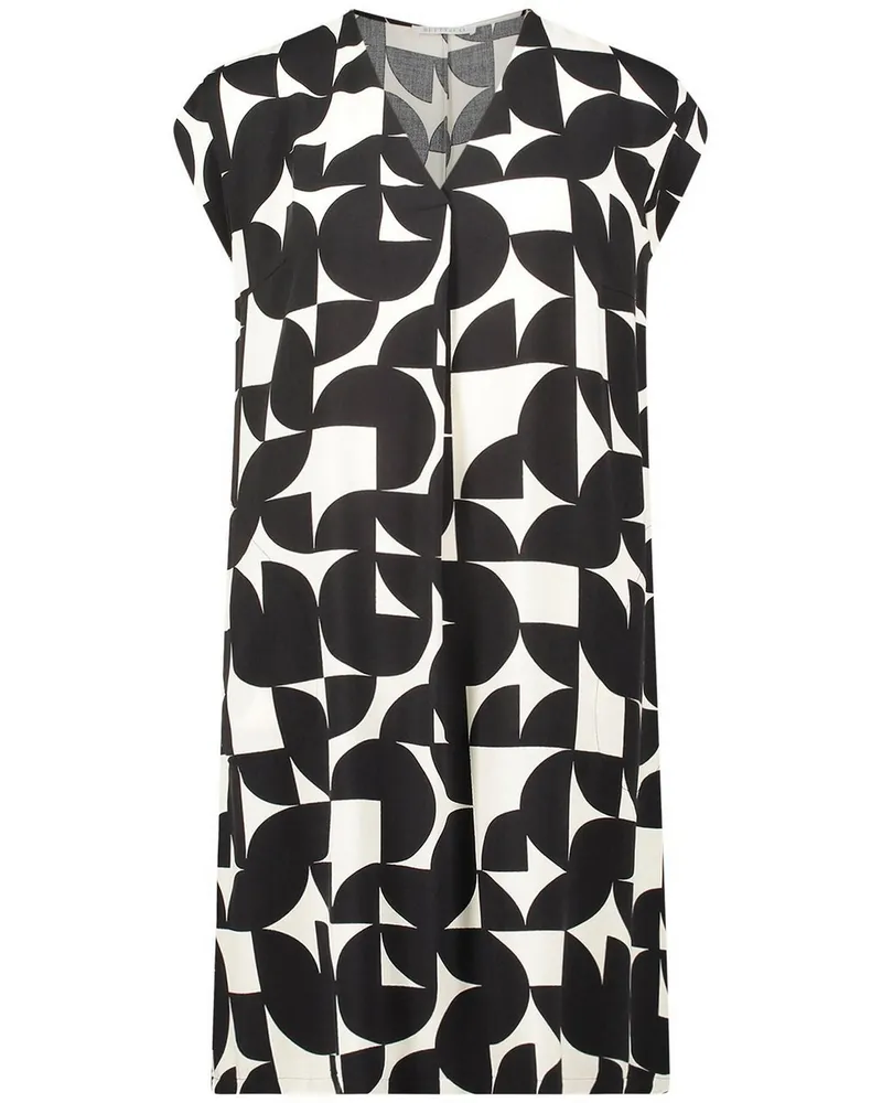 Betty Barclay Kleid V-Ausschnitt  weiss Weiss