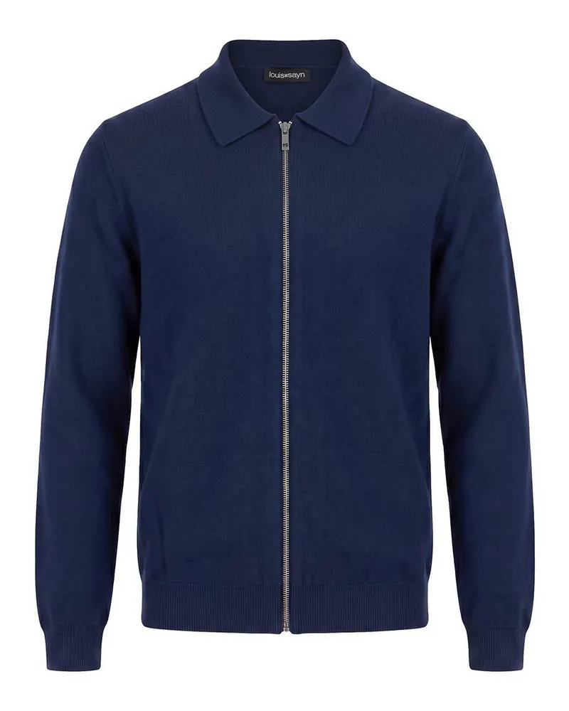 Louis Sayn Polo-Strickjacke  blau Blau