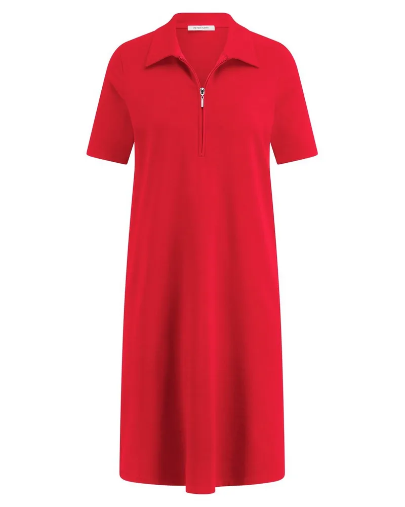 Peter Hahn Polo-Kleid  rot Rot