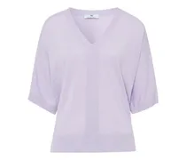 V-Pullover im Oversized-Style  lila