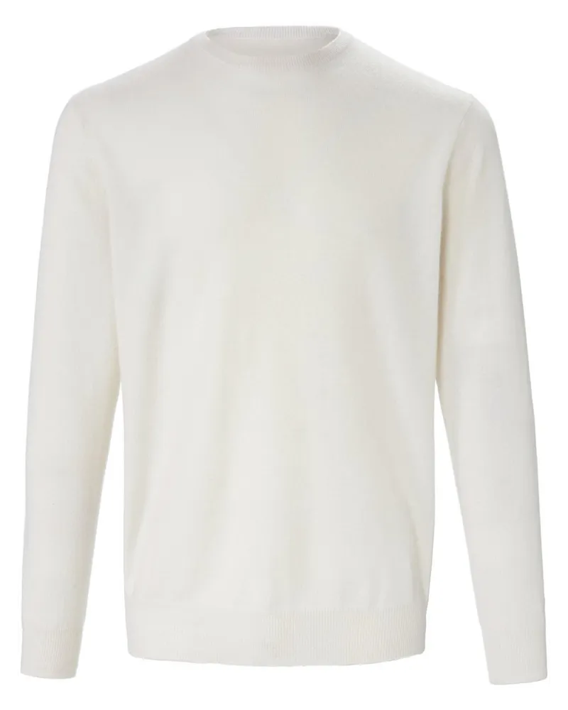 Peter Hahn Pullover aus 100% Premium-Kaschmir Cashmere weiss