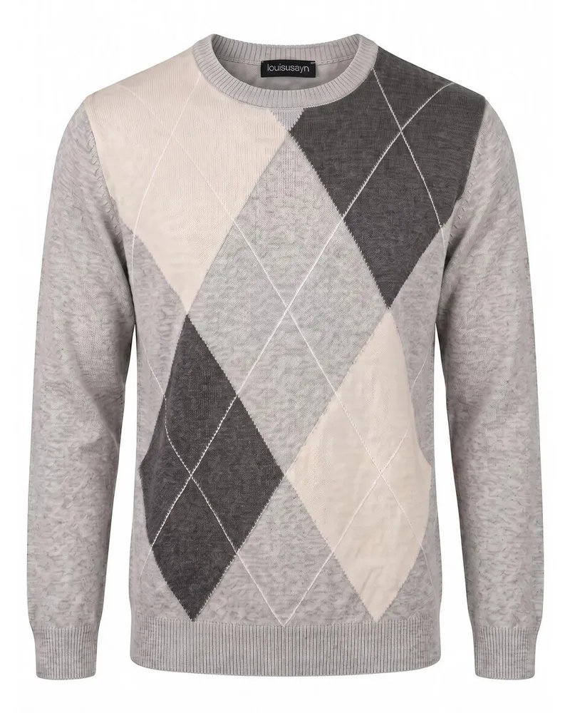Louis Sayn Rundhals-Pullover  grau Grau