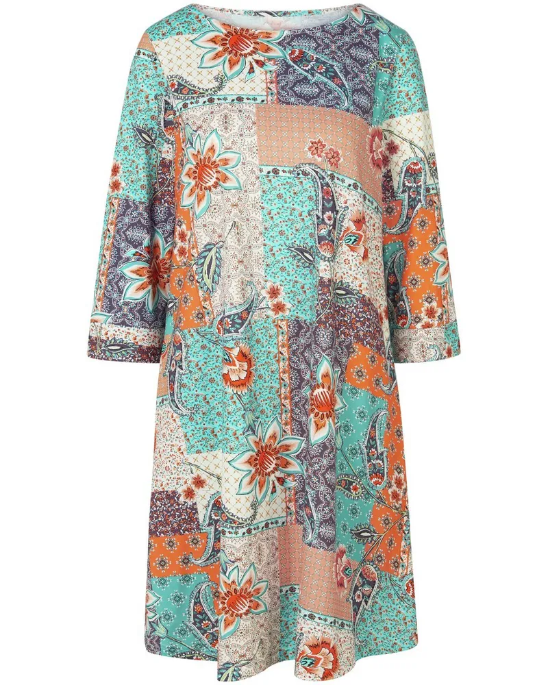 Green Cotton Jersey-Kleid Ivy  türkis Türkis