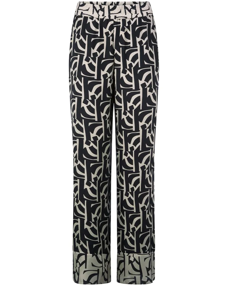 MARC AUREL Wide Fit-Hose  schwarz Schwarz