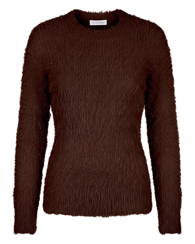 St. Emile Rundhals-Pullover  braun Braun