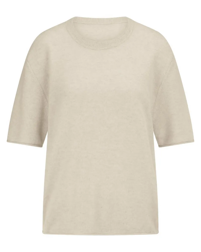 Peter Hahn Rundhals-Pullover  beige Beige