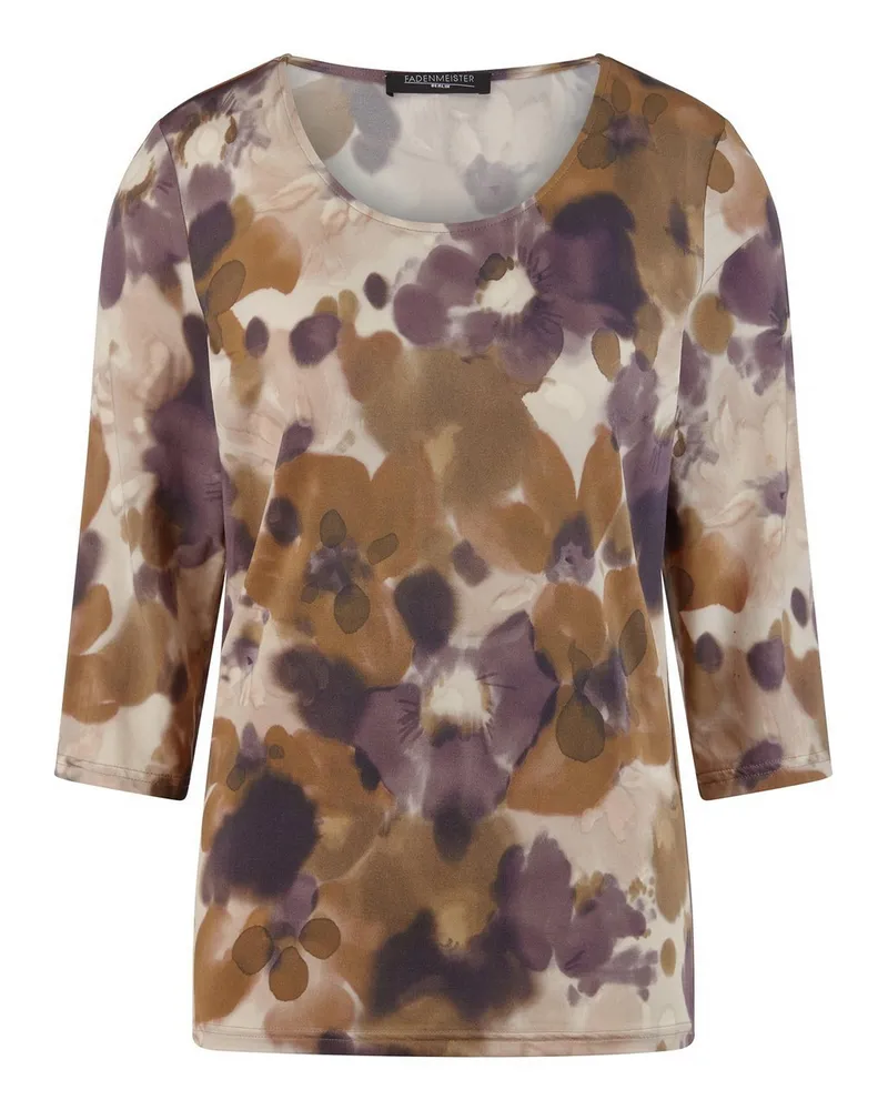 FADENMEISTER BERLIN Rundhals-Shirt  beige Beige