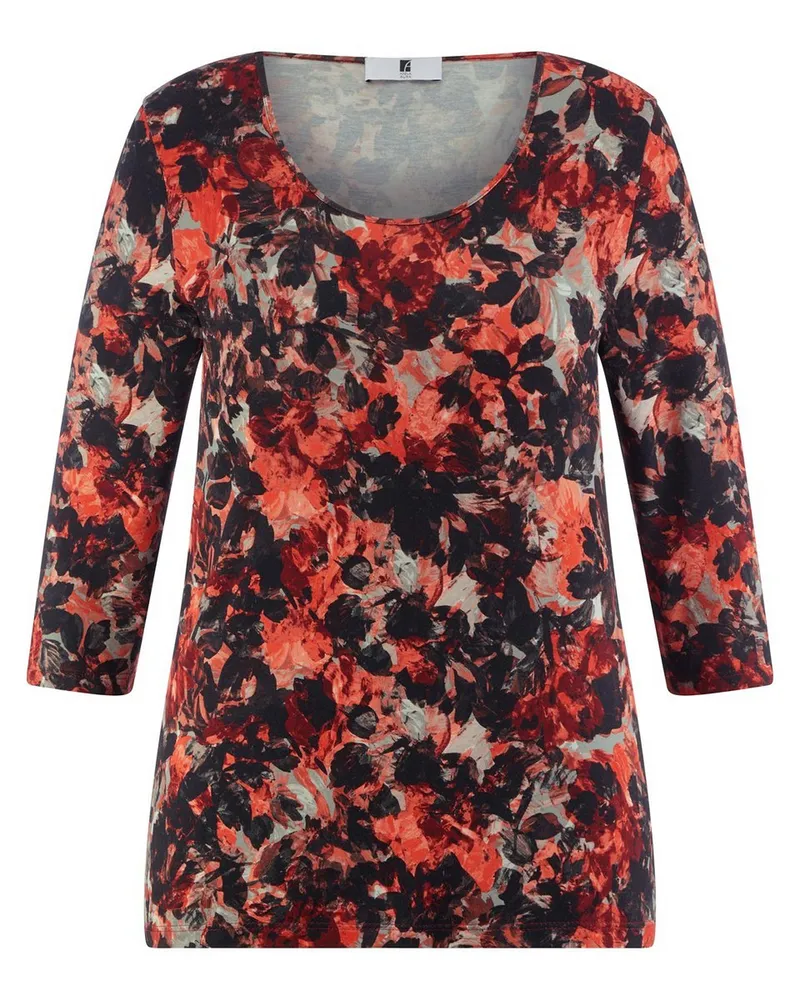 Anna Aura Rundhals-Shirt 3/4-Arm  rot Rot