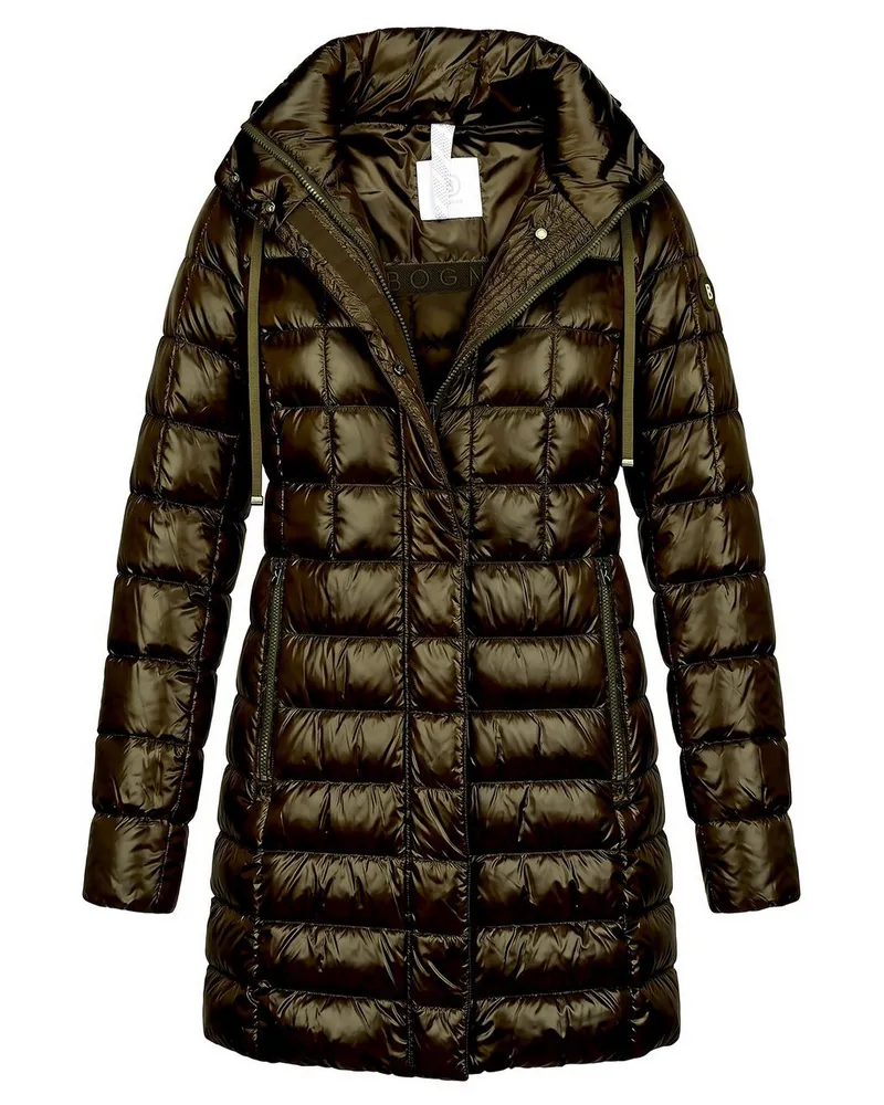 Bogner Regular Fit-Daunen-Long-Steppjacke Meryl-D  grün Grün