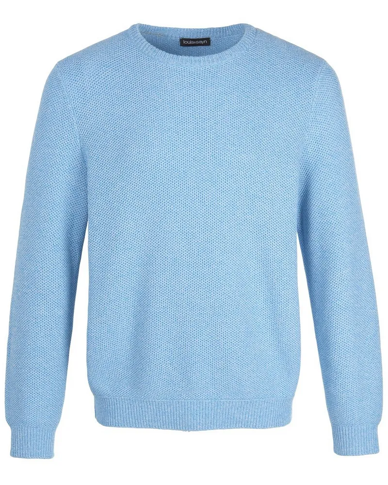 Louis Sayn Rundhals-Pullover  blau Blau