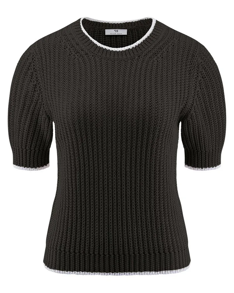 Peter Hahn Rundhals-Pullover  braun Braun