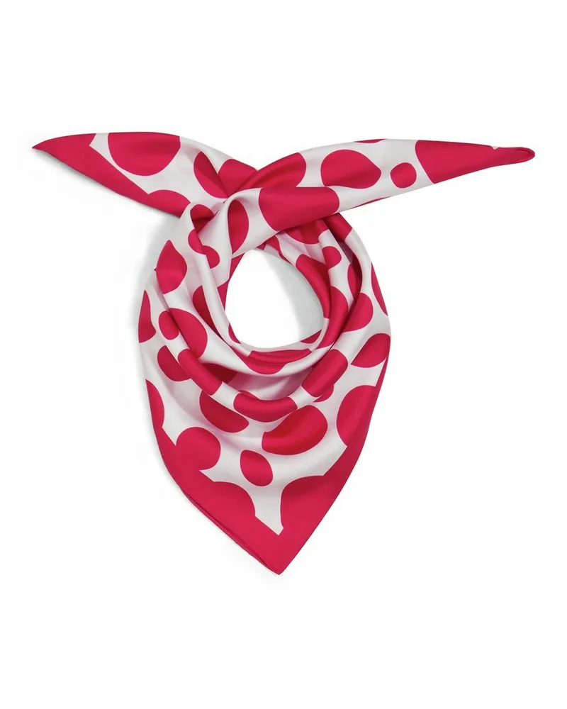 Peter Hahn Nicki-Tuch aus hochwertigem Seiden-Twill  rot Rot