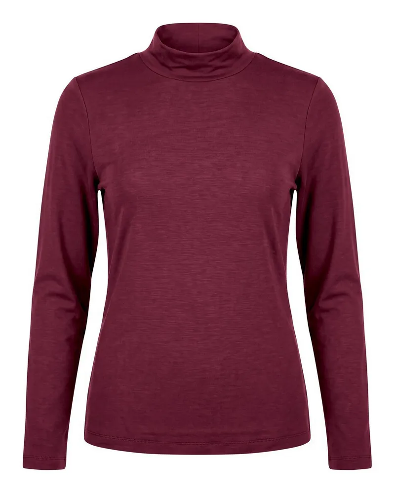 Peter Hahn Shirt Stehkragen  rot Rot