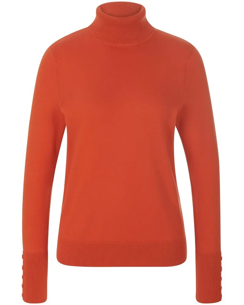 Peter Hahn Rollkragen-Pullover aus 100% SUPIMA®-Baumwolle  orange Orange