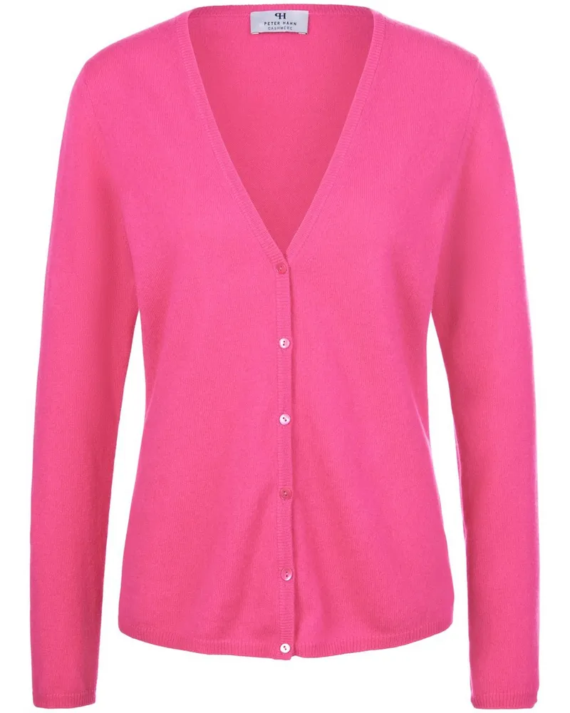 Peter Hahn Strickjacke aus 100% Premium-Kaschmir Modell Cora  Cashmere pink Pink