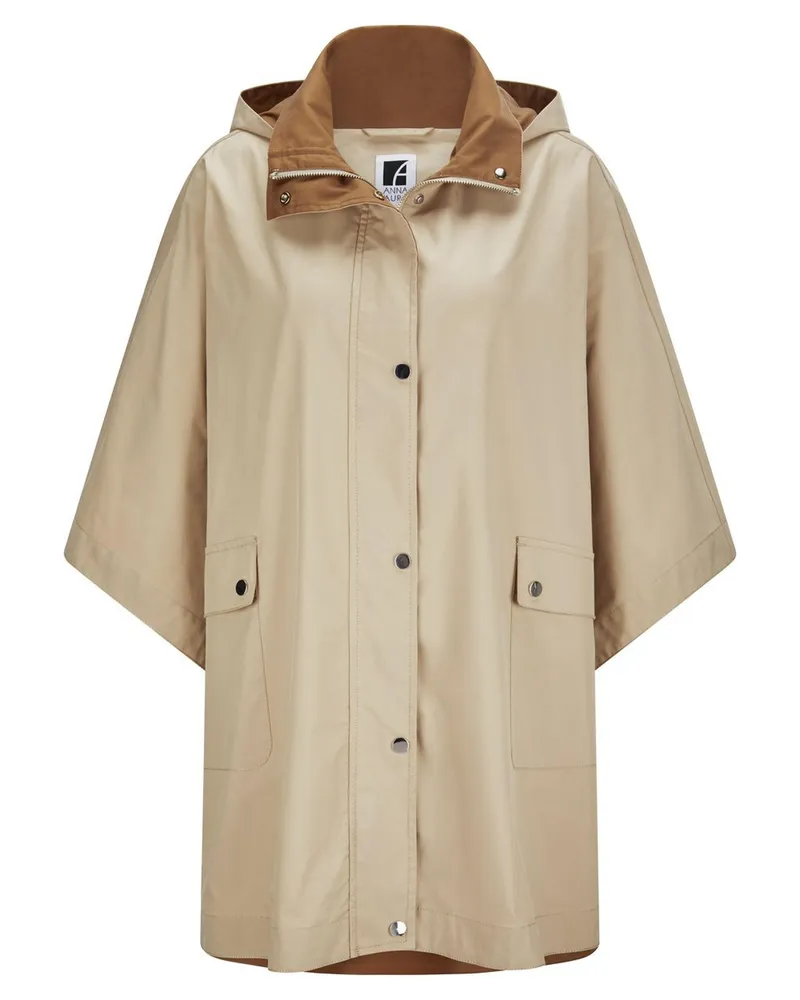Anna Aura Cape  beige Beige