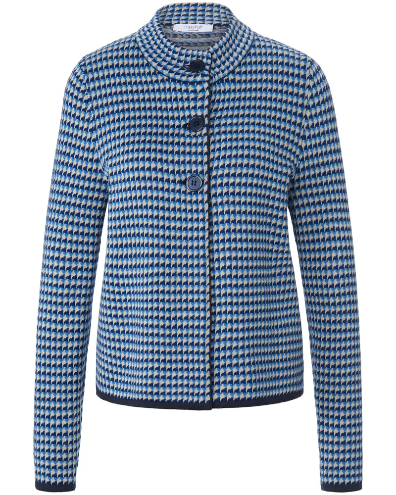 mayfair by Peter Hahn Strickjacke  blau Blau