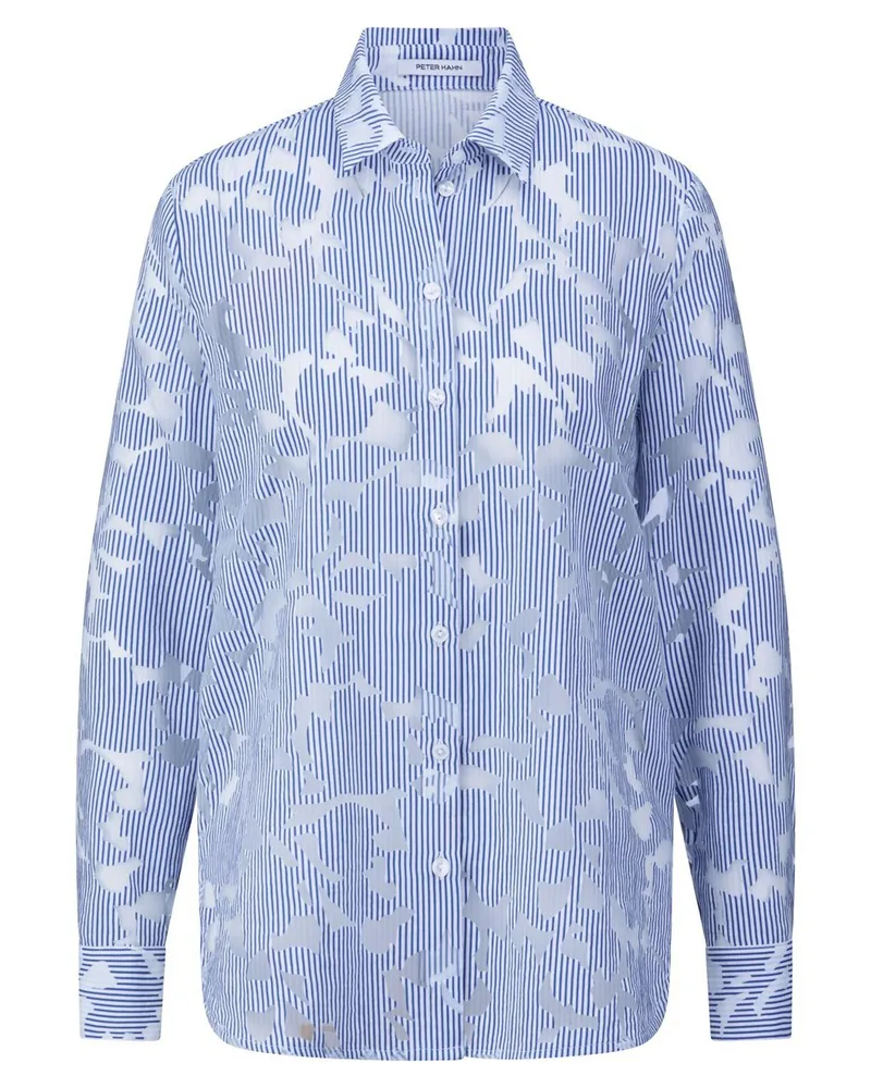 Peter Hahn Long-Bluse  blau Blau