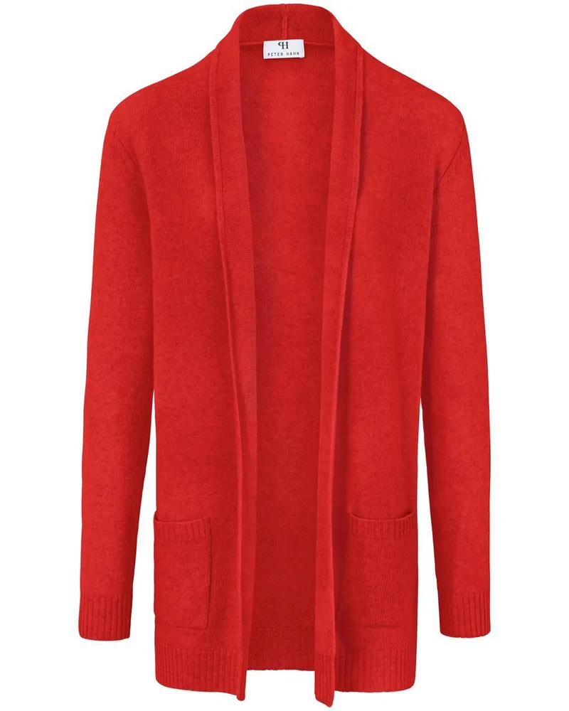 Peter Hahn Cardigan aus 100% Schurwolle  rot Rot