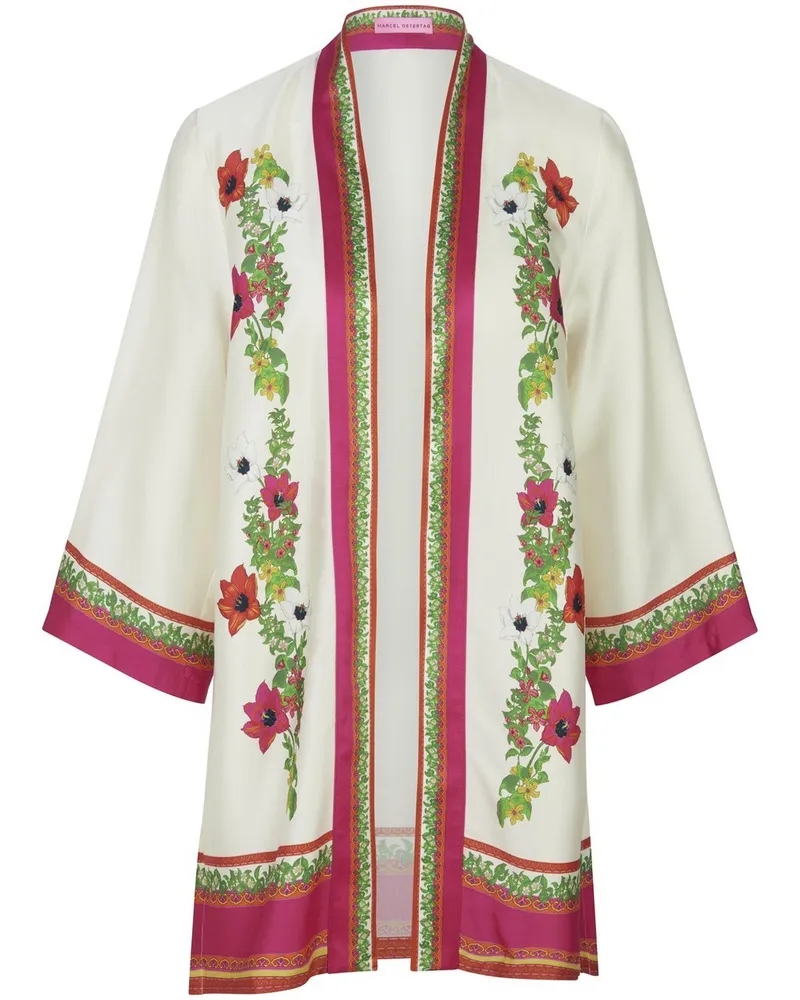 Marcel Ostertag Chasuble weitem 3/4-Arm  weiss Weiss