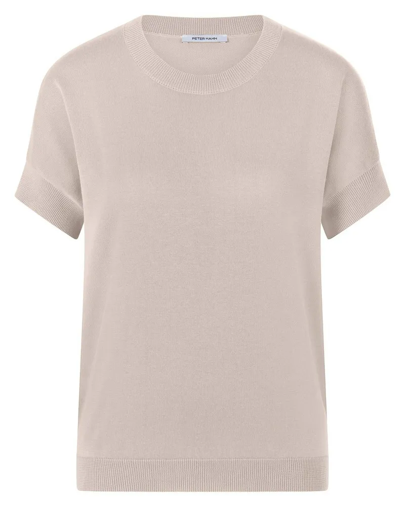Peter Hahn Rundhals-Pullover aus 100% SUPIMA®-Baumwolle  beige Beige