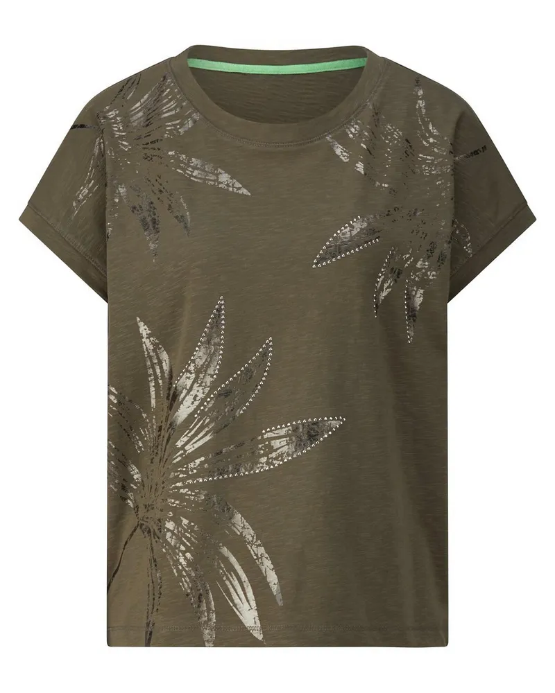 Peter Hahn Rundhals-Shirt  grün Grün