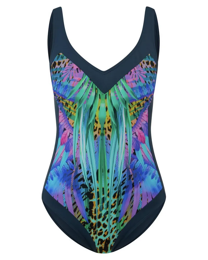 Sunmarin Badeanzug  blau Blau